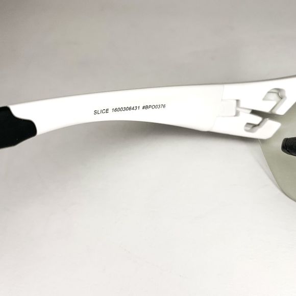 Tifosi Slice Sport Sunglasses Clear Lens Cycling, Hiking, Running Black/White - Picture 7 of 9